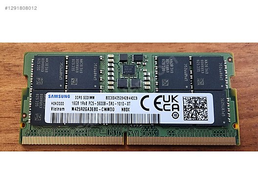 Samsung 16GB DDR5 5600MHz (M425R2GA3EBO-CWMOL) sahibinden.comda