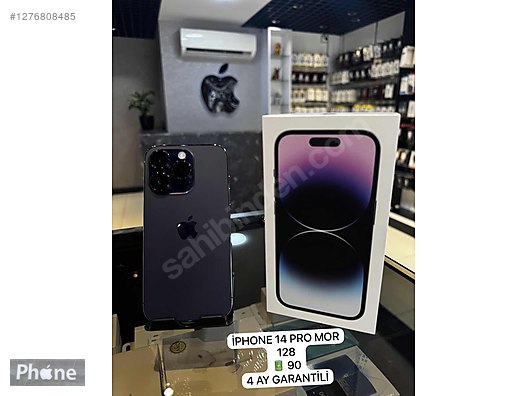 Resim Apple iPhone 14 Pro İkinci El TR | 256 GB | Mor İkinci El İPHONE 14 PRO MOR 256 GB FULL ORJİNAL HATASIZ PHONEGSM