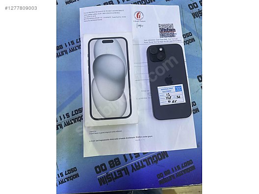 Resim Apple iPhone 15 İkinci El TR | 128 GB | Siyah İkinci El İPHONE 15 128 MOĞULTAY İLETİŞİM
