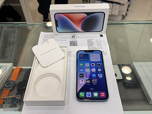Resim Apple iPhone 14 İkinci El TR | 128 GB | Mavi İkinci El İPHONE 14 128 GB MAVİ TERTEMİZ KUTULU FATURALI