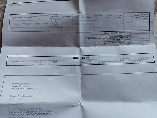 İkinci El ve Sıfır Alışveriş / Cep Telefonu & Aksesuar / Cep Telefonu / Xiaomi / Poco X4 GT