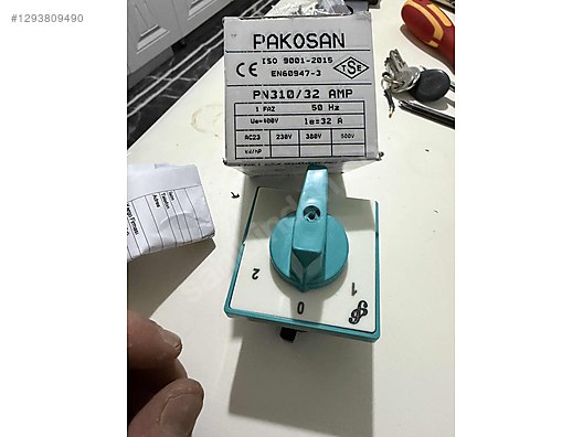 Pakosan 1x32 kutup değiştirici pako şalter on sahibinden.com