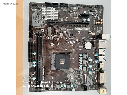 MSI A-320M-A PRO MAX - Anakart ve Tüm Masaüstü Bilgisayar Parçaları sahibinden.com'da