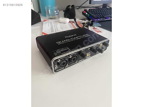【Roland】 UA-55 QUAD-CAPTURE Takaslı Roland Quad Capture UA-55 ses kartı sahibinden.comda