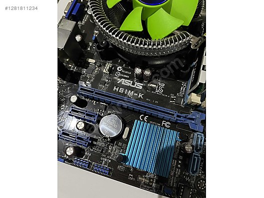 Asus h61m-k i5 3570 Ddr3 Ram hediyeli Set Pc - Anakart ve Tüm Masaüstü Bilgisayar Parçaları sahibinden.com'da