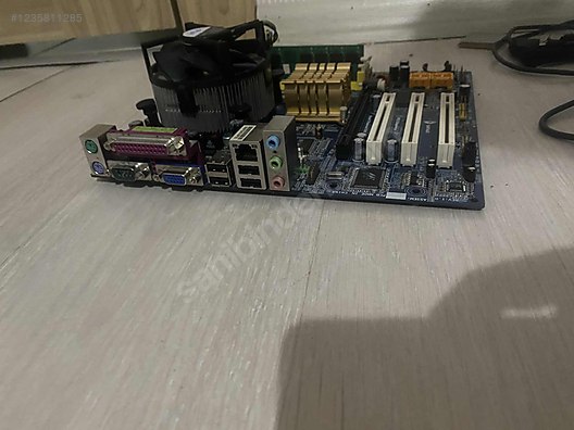 Gigbayte ddr2 775pin anakart + E7300 işlemci + 4gb ram + cpu fan - Anakart ve Tüm Masaüstü Bilgisayar Parçaları sahibinden.com'da