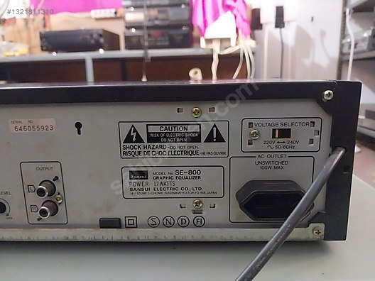 Sansui SE-800 EQUALIZER sahibinden.comda - 1321811310