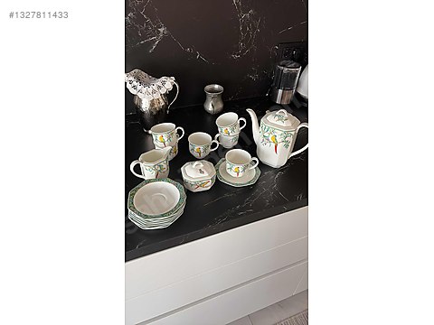 極美品　アンティークHEINRICH Villeroy＆Boch Amazona Villeroy & Boch Heinrich Amazona Bone China Kahve & Çay takımı
