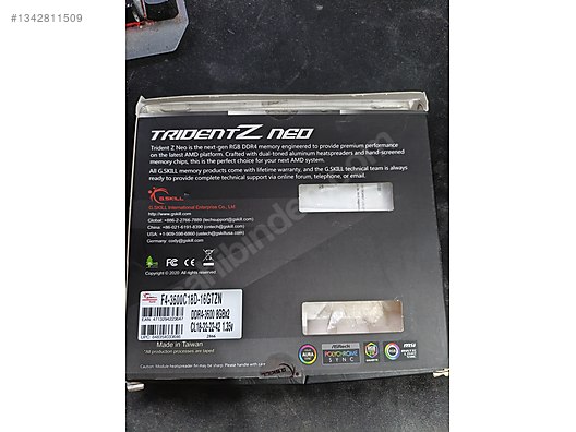 G.skill TridentZ neo 2x8GB Ram | (Takasa açıktır !) sahibinden