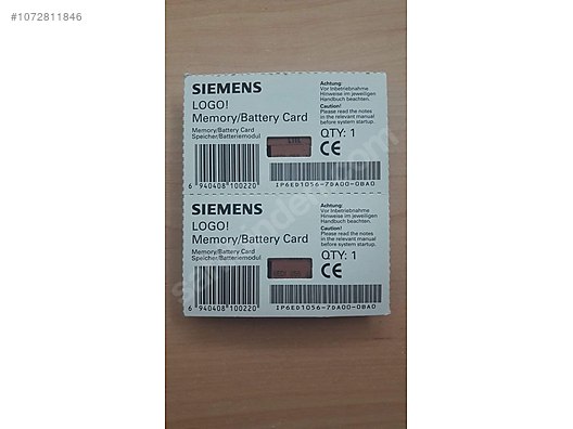 Siemens 6ED1056-7DA00-0BA0 LOGO! Memory/Battery Card