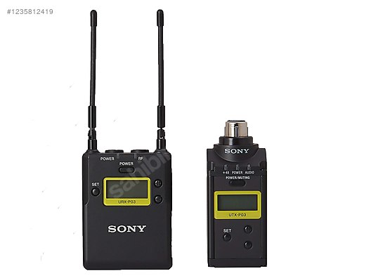 SONY UTX-P03 URX-P03 XLR plug-on transmitter sahibinden.comda