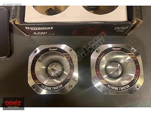 ちゃー　No.15 No.T4 Hoparlör / Tweeter / Dynamat Tweter AZAP T4 400 Watt 200 Rms