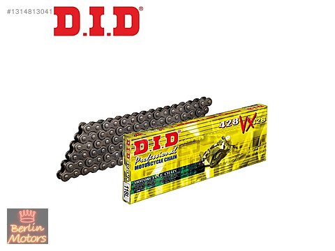 Şanzıman / DID 428VX Çelik X-Ring Zincir 134 Bakla Japon Kalite