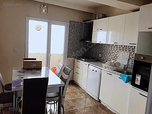 Kapalı mutfak balkonlu eşyalı #1278813223