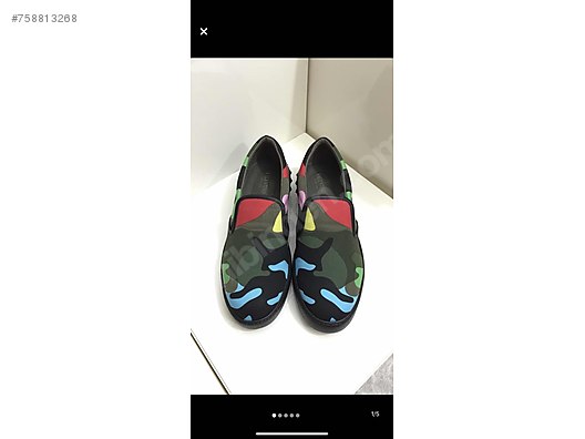 Valentino Ayakkabi Rockrunner Yesil Kadin Maslak Outlet