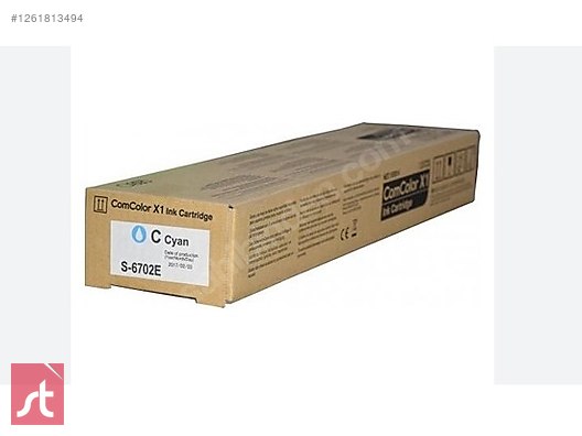 RISO S 6702E CYAN INK CARTRIDGE MAV M REKKEP KARTU Yaz c 