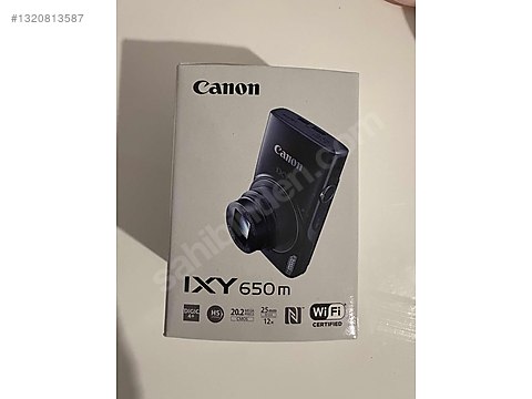 Japonyadan SIFIR Canon IXY 650 Dijital Fotoğraf Makinesi