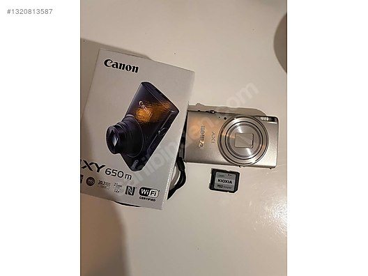 Japonyadan SIFIR Canon IXY 650 Dijital Fotoğraf Makinesi