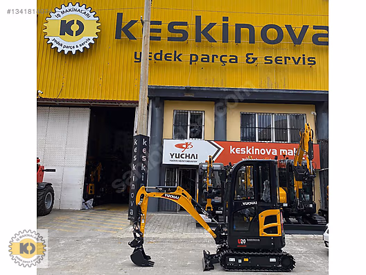 YUCHAİ 2 TON ESKAVATÖR KIRICILI FULL EKİPMANLI YANMAR MOTOR