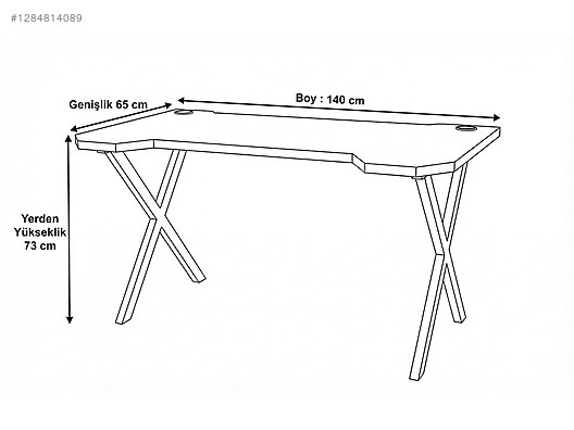 Profesyonel Gaming Oyuncu Masası 70*140 Son 2 Adet - Oyuncu Masası