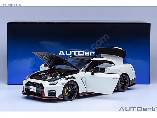 ミニカー AUTOart Calsonic Nissan GT-R 1/18 Autoart Diecast Model 1:18 Nissan Araba - 1298814153
