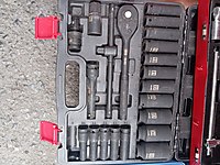 Lokma takımı ağır tip uzun 1/2 22parca 8-32mmm