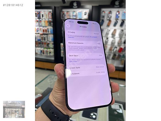 İkinci El 256 GB Apple iPhone 16 Pro iOS Cep Telefonu