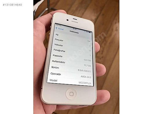 Apple / iPhone 4S / İphone 4s ,16Gb beyazın telefondaki güzelliği