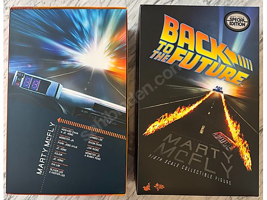 HOT TOYS MARTY MCFLY SPECIAL EDITION BACK TO THE FUTURE SIDESHOW