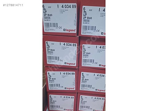 LEGRAND 2p40 B TİPİ K OTOMAT - Sigorta ve Yapı Malzemeleri sahibinden ...