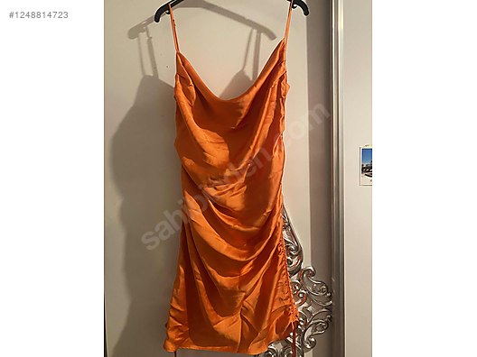 strapless open back dress Sweetheart Corset Midi Length Satin Dress – alinanova main image 1
