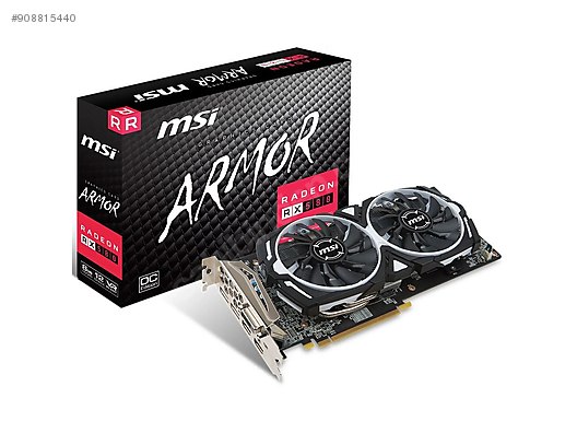 Msi Radeon Rx 580 Armor 8g Oc 8gb Gddr5 256bit Amd Ekran Karti At Sahibinden Com