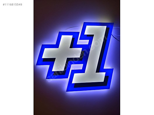 +1 led ışıklı tabela ışıklı tabela - neon tabela - Toplu Satış ve Yapı Malzemeleri sahibinden.com'da