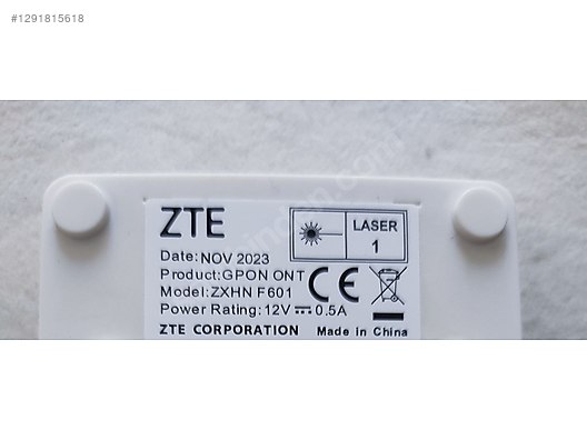 TT ZTE ZXHN F601 Model Dönüştürücü Modem sahibinden.comda - 1291815618
