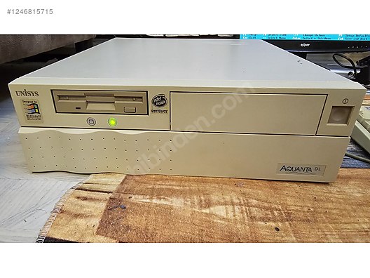 PC-OEM / unisys aquanta DL antika retro bilgisayar mmx 200mhz on
