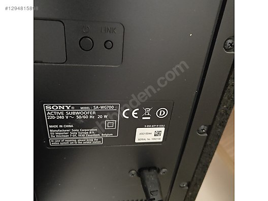 Sony HT-G700 3.1 Kablosuz Subwoofer Dolby Atmos Temiz - İkinci El