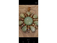 Antika İtalyan aurora taşlıkolye ucu