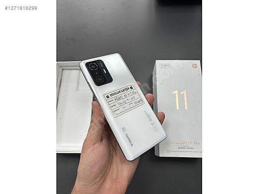256 GB Beyaz Xiaomi Mi 11T Pro Cep Telefonu - 1271816299