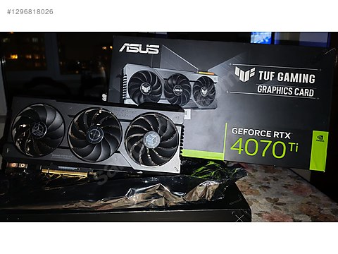 TAKASLI] Asus TUF RTX 4070 Ti / 4070Ti (Kutu/Fatura/Etiketli