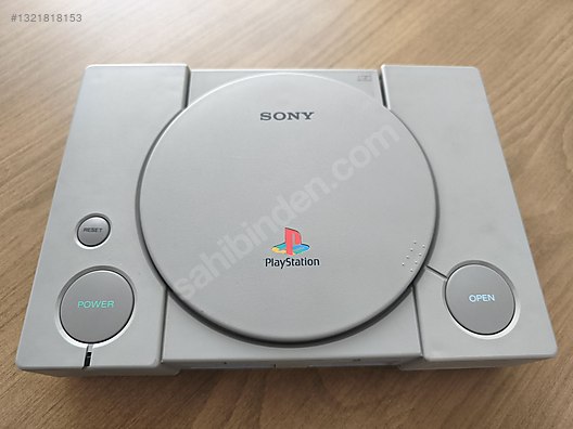 SONY PLAYSTATION 1 SCPH-1002 ÇİPLİ SET - ORİJİNAL KOL + MC + RGB