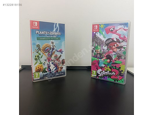 Nintendo Switch + splatoon 2 + pvz battle for neighbourville