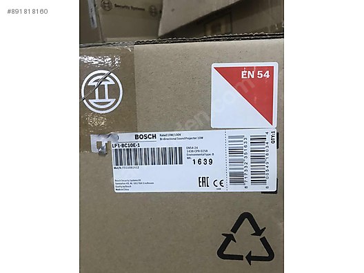 Bosch Acil Cift Yonlu Ses Projektoru Sifir Set Hoparloru Hoparlor Fiyatlari Sahibinden Com Da 891818160