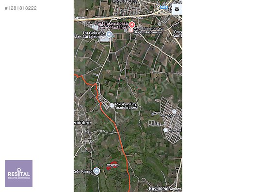 MUSTAKAKEMALPAŞA DEMİRDE'DE 20.800m2 SATILIK TARLA