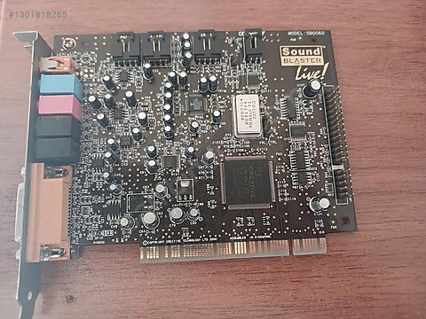 İhtiyaç Fazlası 5+1 Creative Sound Blaster Live! SB0060 sahibinden