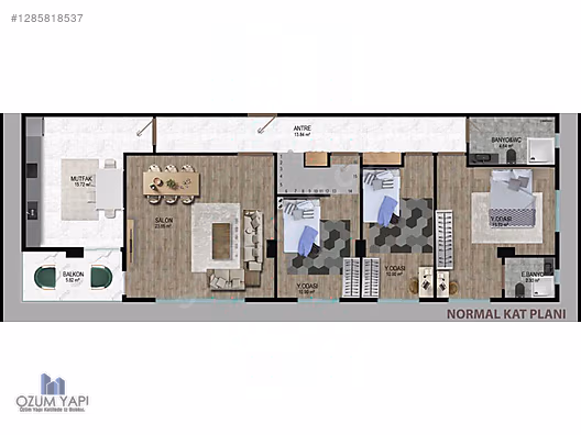 FLORYA ADAKALEDE AYRILACIKLI YAŞAM: FULL DONANIMLI GENİŞ DUBLEKS #1285818537