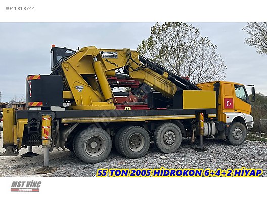 mst vinc den 55 ton cift kirma 2005 hidrokon 6 4 2 hiyap vinc mobil vinc ilanlari sahibinden com da 941818744