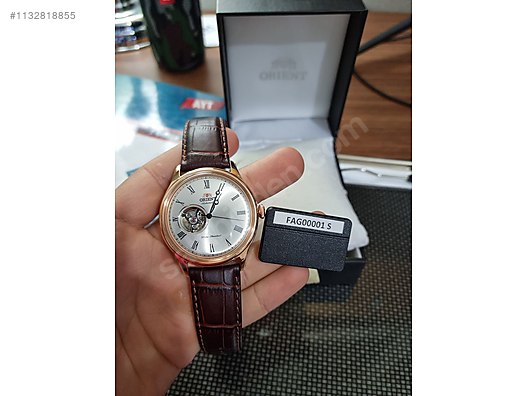 Orient bambino open heart rose gold sale