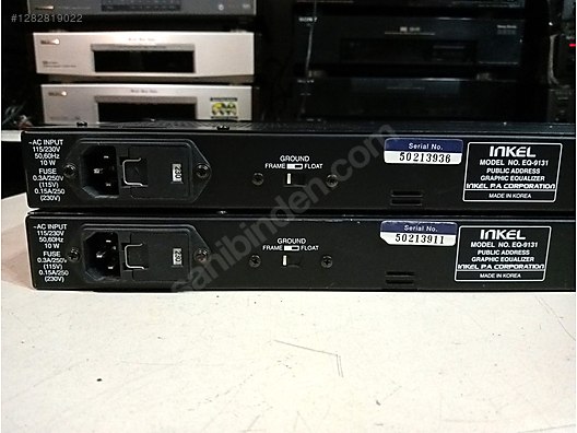 İkinci El ve Sıfır Alışveriş / Müzik / Stüdyo Ekipmanları / Ekolayzer