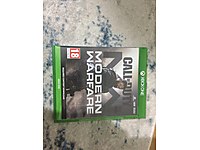 Xbox one Call of duty modern warfare