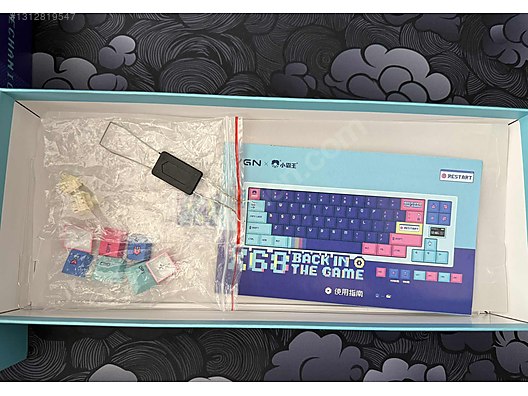 Back in the Game X68 Özel Seri RGB Mekanik Klavye Temiz sahibinden